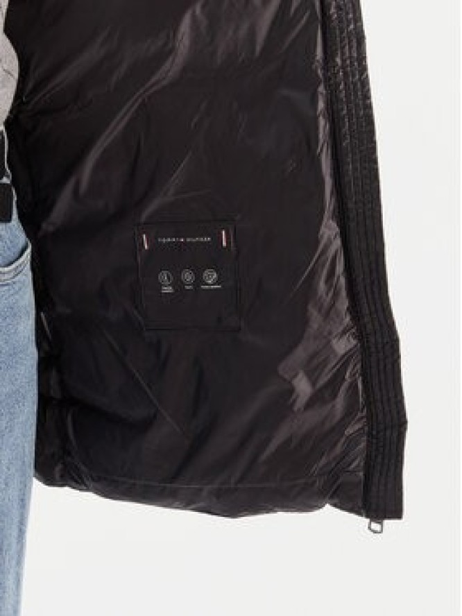 Tommy Hilfiger Kurtka puchowa Gloss WW0WW47355 Czarny Regular Fit