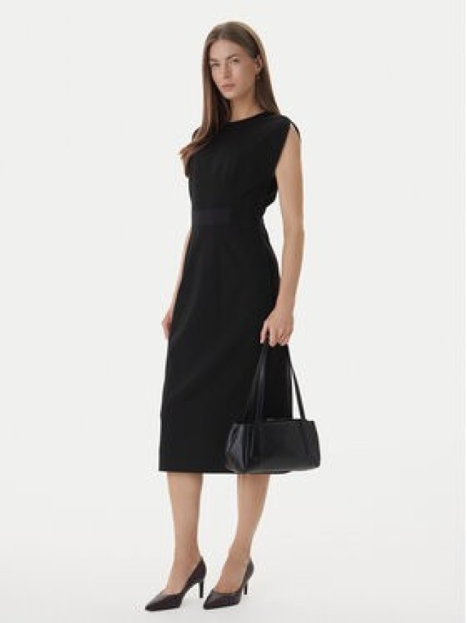 BOSS Sukienka koktajlowa Detira1 50551898 Czarny Slim Fit