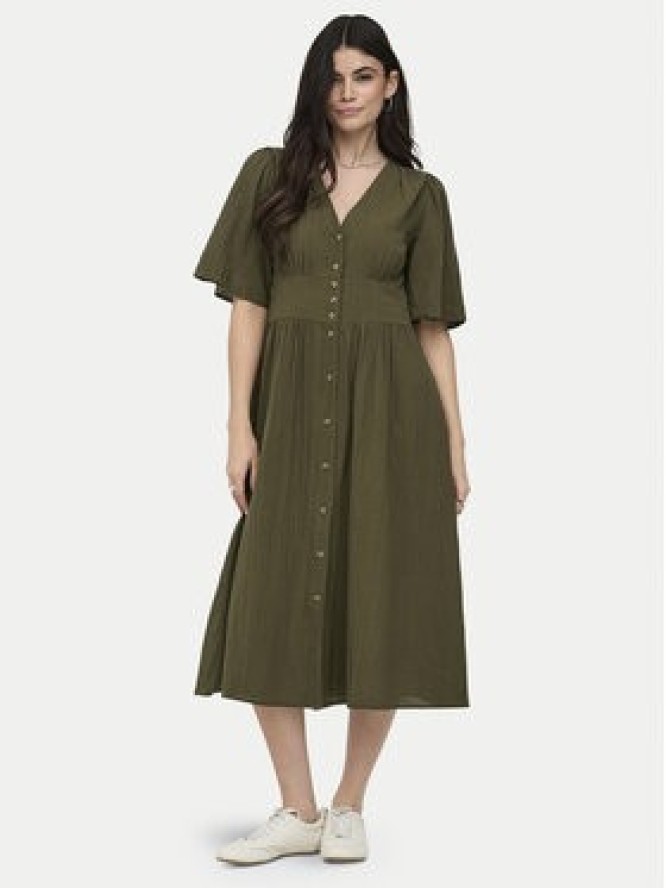 ONLY Sukienka codzienna Tizana 15373535 Zielony Regular Fit