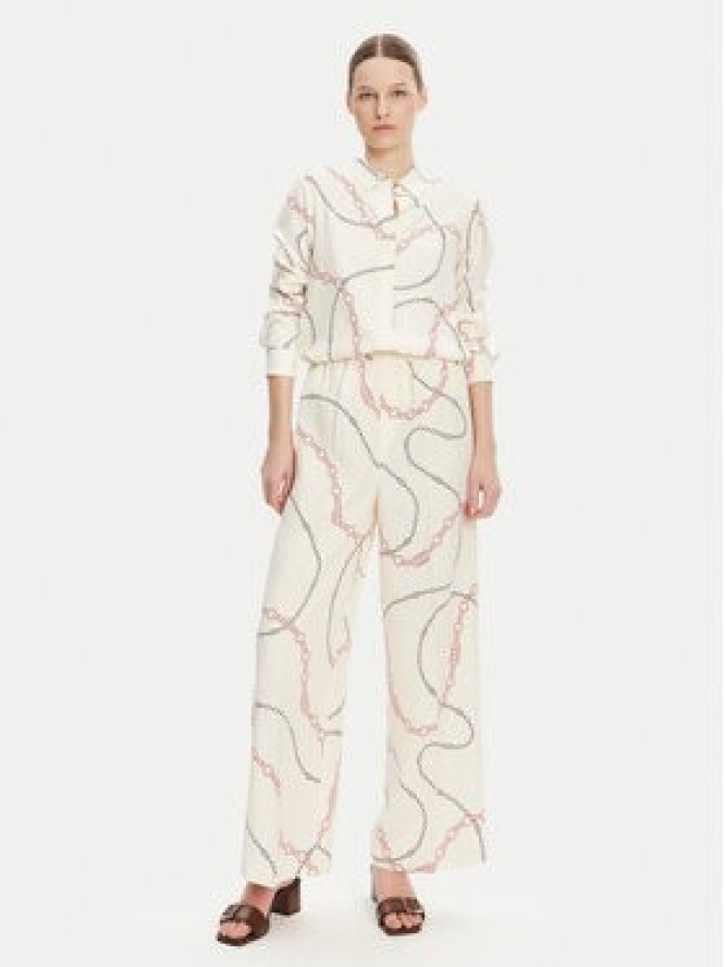 Tommy Hilfiger Koszula WW0WW44045 Écru Relaxed Fit