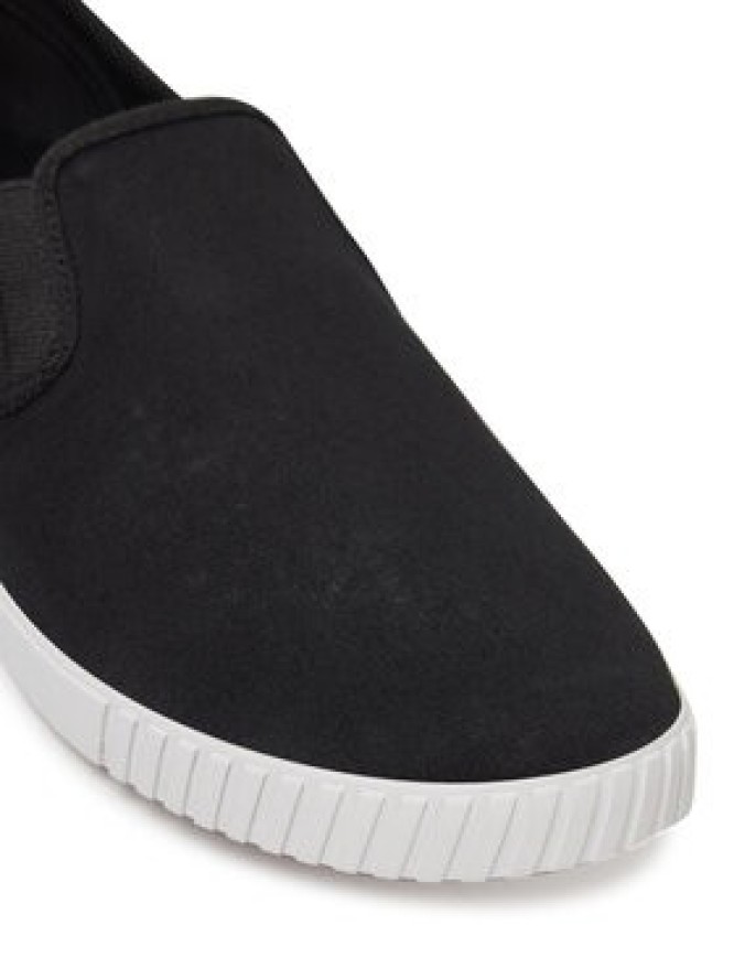 Tommy Hilfiger Tenisówki Canvas Slip-On Sneaker FW0FW08640 Czarny