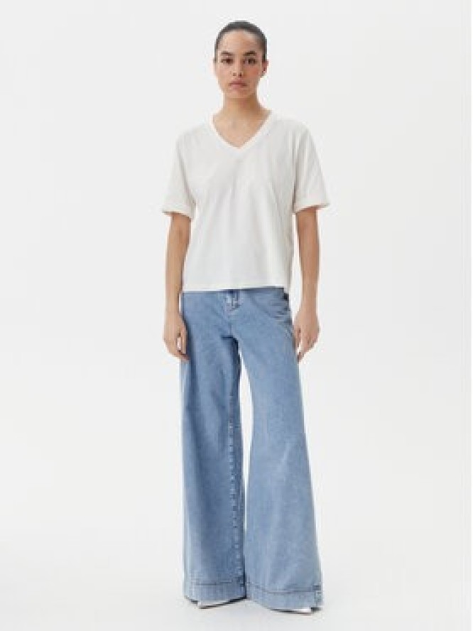 Liu Jo Sport T-Shirt TA5175 JS923 Écru Regular Fit