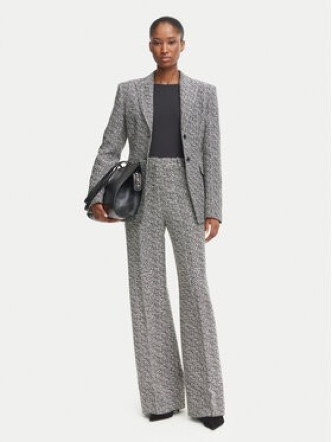 HUGO Spodnie materiałowe 50569834 Szary Regular Fit