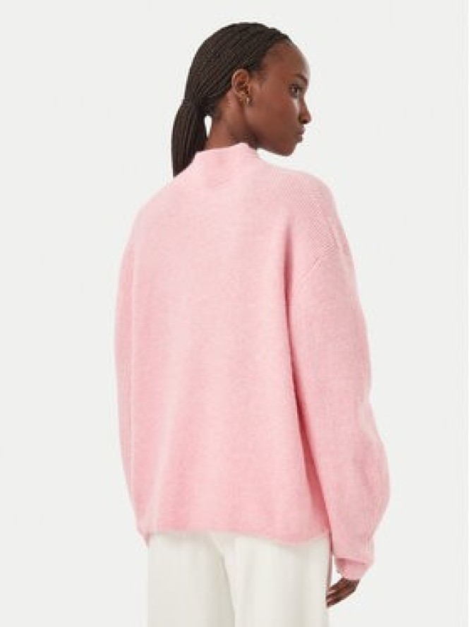 Tommy Jeans Sweter Badge DW0DW23349 Różowy Relaxed Fit