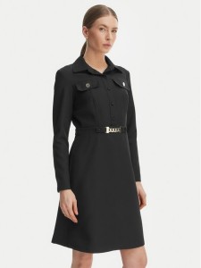 Rinascimento Sukienka koktajlowa CFC0127909003 Czarny Regular Fit