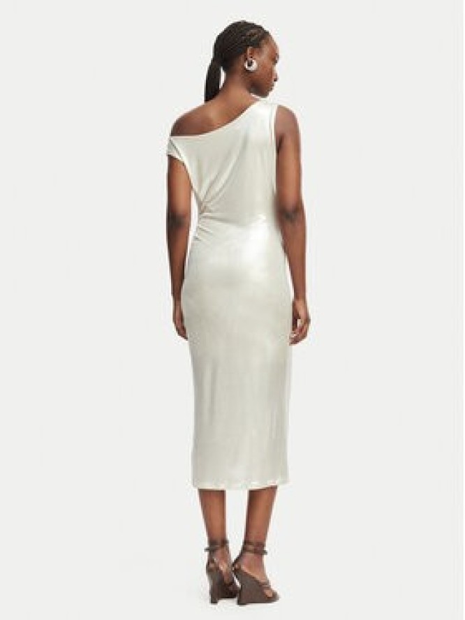 Patrizia Pepe Sukienka koktajlowa 2A3040/J242-S125 Kremowy Regular Fit