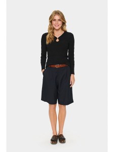 SAINT TROPEZ Bluzka w kolorze czarnym rozmiar: M