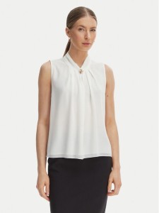 Rinascimento Bluzka CFC0127646003 Biały Regular Fit