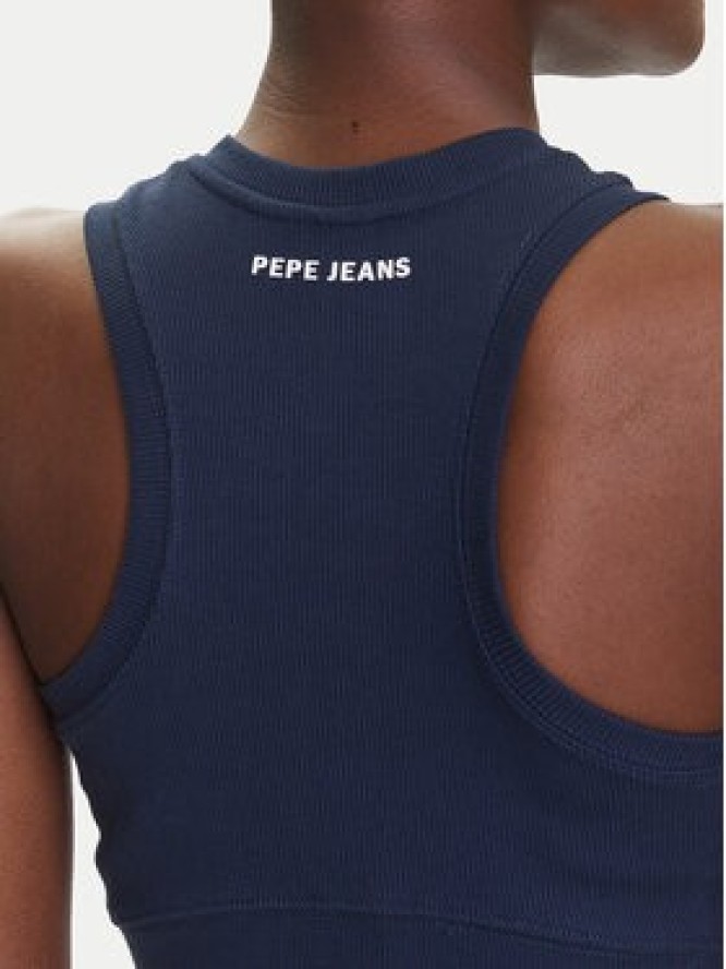 Pepe Jeans Top Red Bull Racing Logo RL500011 Granatowy Slim Fit