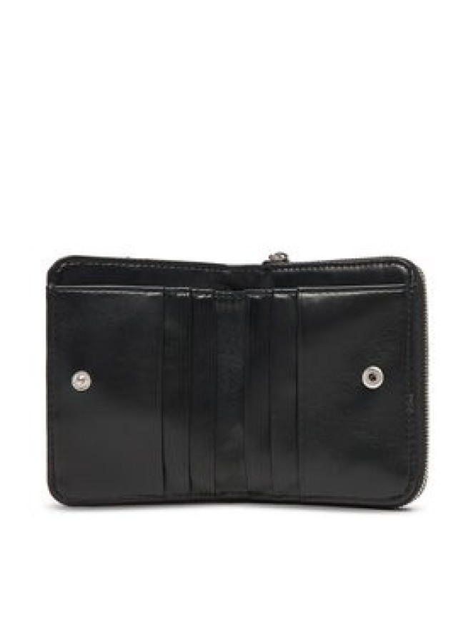 Calvin Klein Portfel Quilted Flap Zip Around LV04F1124G Czarny