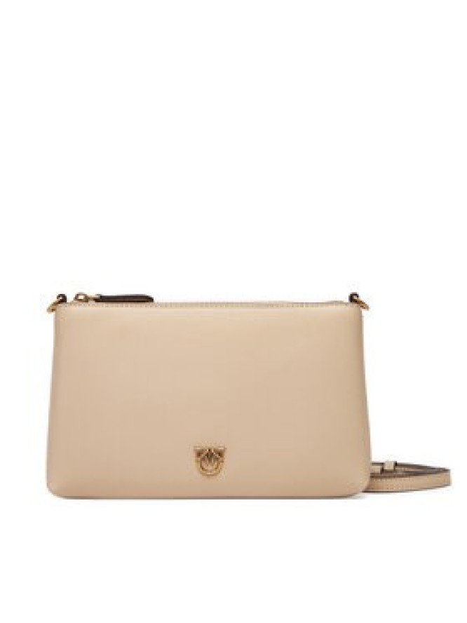 PINKO Torebka Flat Horizontal Mini AI 25-26 104277 A0F1 Beżowy
