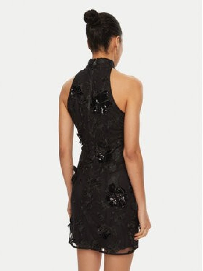 ROTATE Sukienka koktajlowa 113584 Czarny Regular Fit