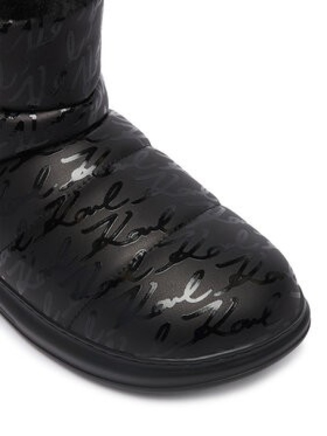 KARL LAGERFELD Śniegowce Kapri Kosi KL44558W Czarny