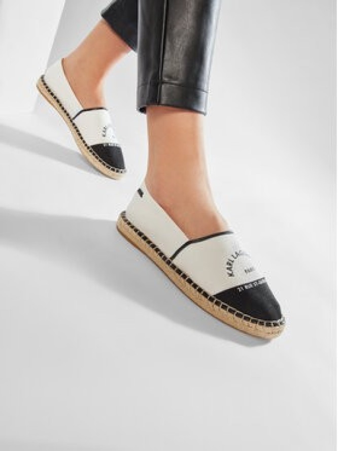 KARL LAGERFELD Espadryle KL80108 Biały