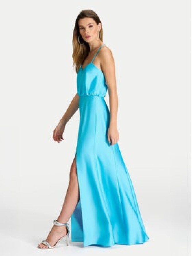 Swing Sukienka wieczorowa 5AI20900 Niebieski Regular Fit