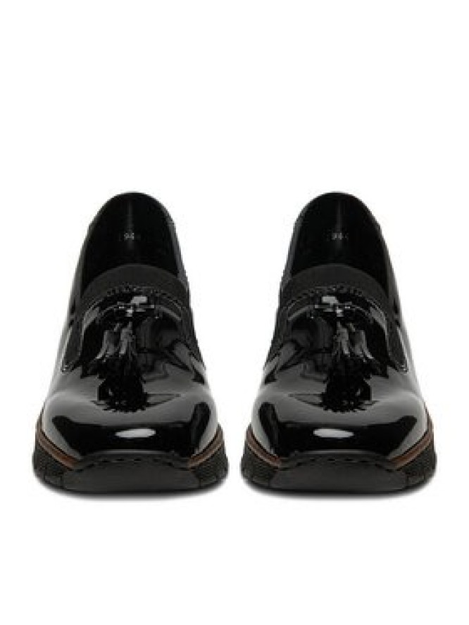 Rieker Półbuty 53751-00 Czarny