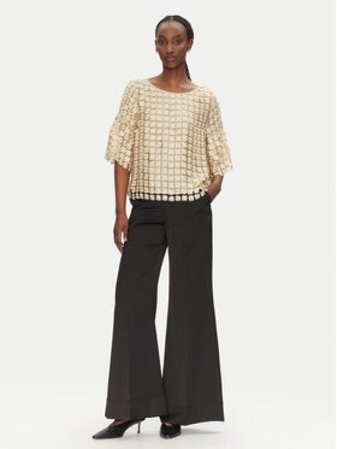 Bruuns Bazaar Bluzka Carisa BBW4529 Złoty Loose Fit