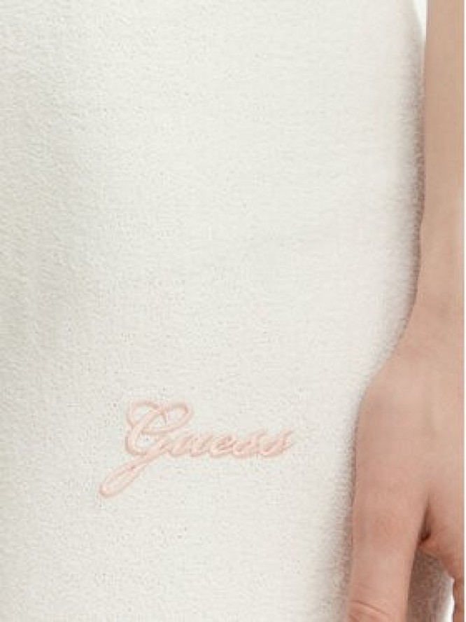 Guess Spodnie dresowe O6BB02 Z1149 Kremowy Regular Fit
