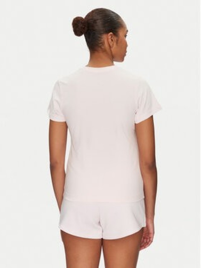 Guess T-Shirt V4YI21 KCDH1 Różowy Slim Fit