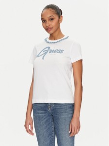 Guess T-Shirt W5GI03 I3Z14 Biały Regular Fit