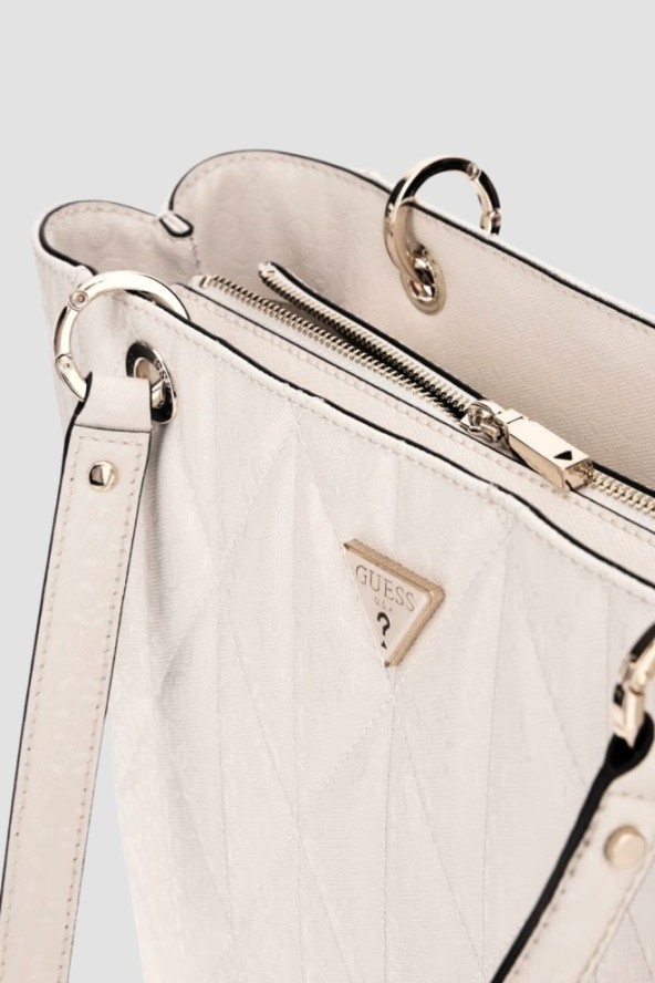 GUESS Biała damska torebka Aldina