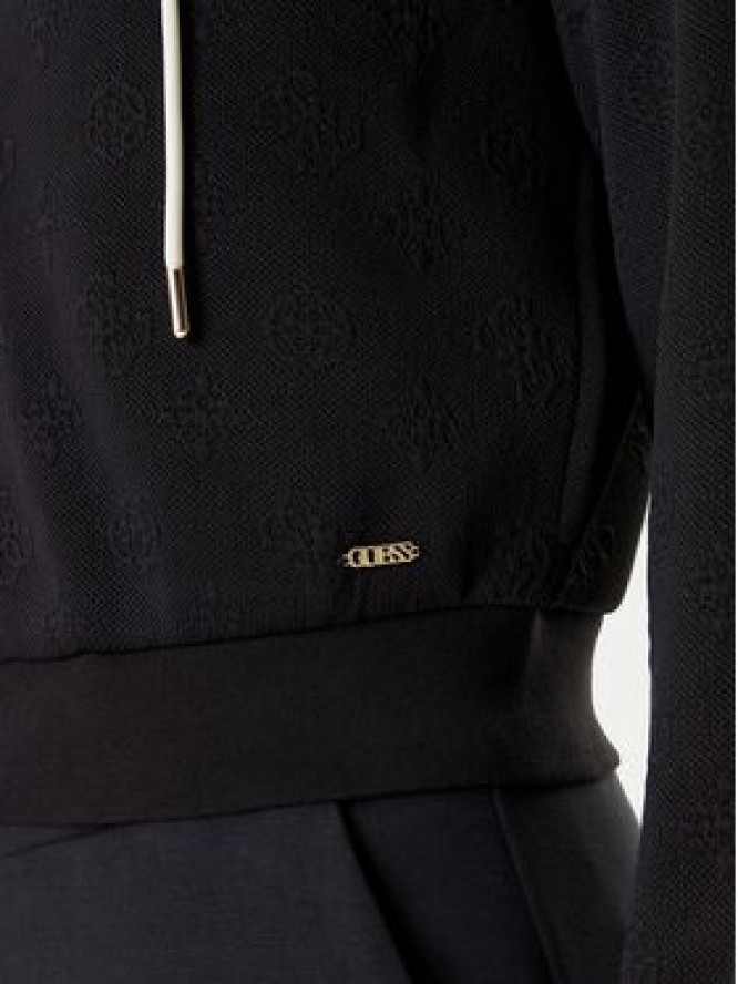 Guess Bluza V5YQ06 KBSL2 Czarny Regular Fit