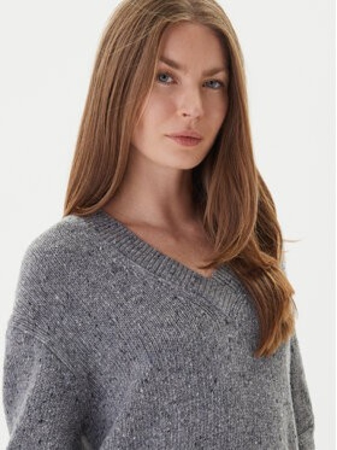 Calvin Klein Jeans Sweter Chunky LV044D328G Szary Regular Fit