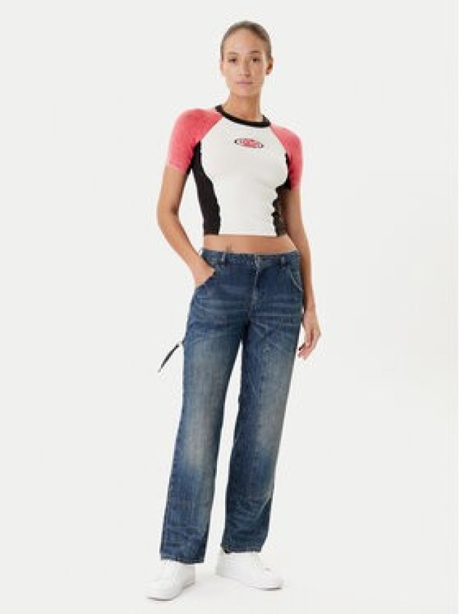 Guess Jeansy W5YA2E D5R0D Granatowy Straight Leg