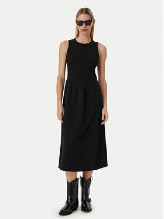 Calvin Klein Sukienka codzienna LV044G207G Czarny Regular Fit