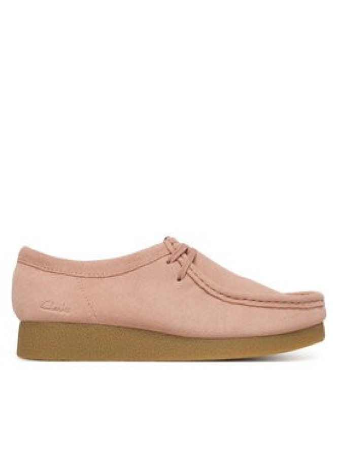 Clarks Półbuty WallabeeEVOSh 26186342 Różowy