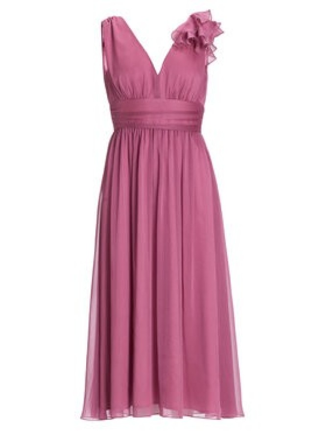 Swing Sukienka koktajlowa 5AJ07600 Różowy Regular Fit