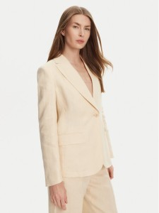 Weekend Max Mara Marynarka Nalut 2515041012 Écru Regular Fit