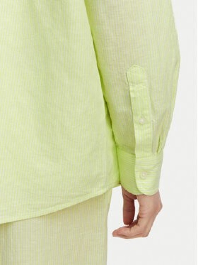 Tommy Jeans Koszula DW0DW22209 Zielony jasny Relaxed Fit