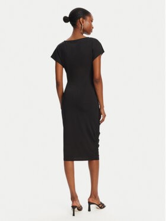 Patrizia Pepe Sukienka codzienna 2A2871/J294-K103 Czarny Regular Fit