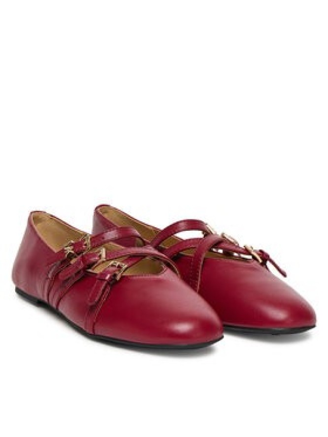 MICHAEL Michael Kors Baleriny Indy 40T5IDFP2L Bordowy