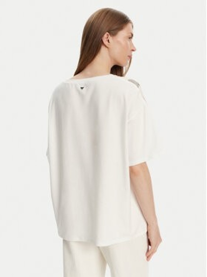 Weekend Max Mara T-Shirt Pampas 2515941082 Biały Relaxed Fit