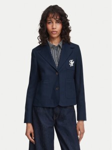 Tommy Hilfiger Marynarka Dressing WW0WW50146 Granatowy Regular Fit