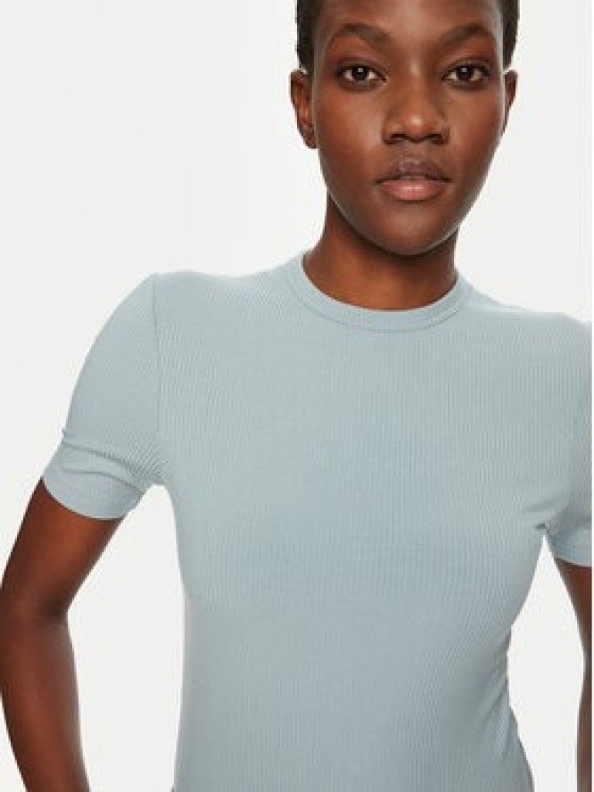 Calvin Klein T-Shirt K20K208052 Błękitny Slim Fit