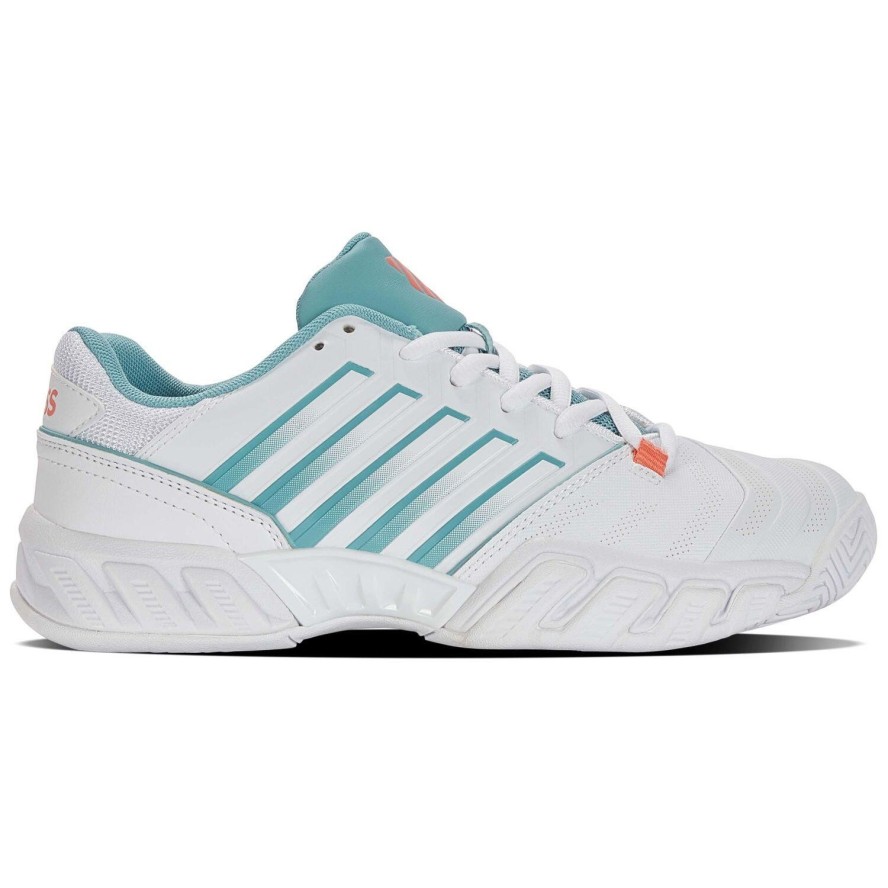Kswiss Bigshot Light 4 Blanco Azul Mujer 96989109