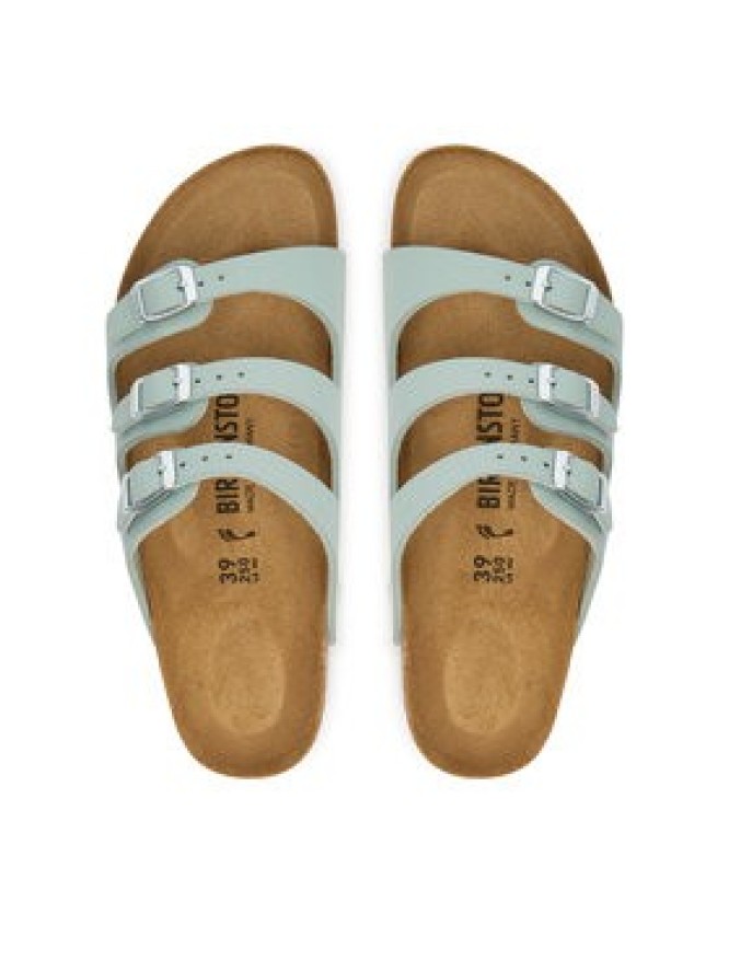 Birkenstock Klapki Florida 1032055 Zielony