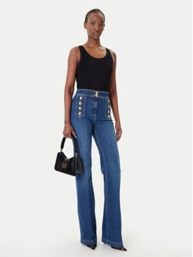 Elisabetta Franchi Jeansy PJ-19D-61E2 Niebieski Regular Fit