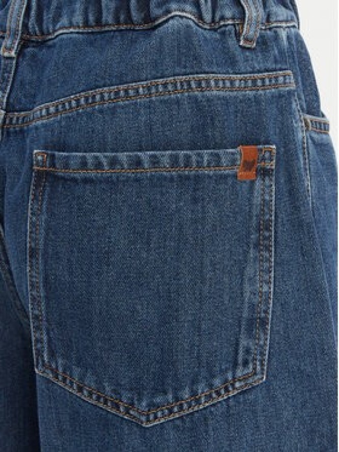 Weekend Max Mara Jeansy Vortice 2615181011 Granatowy Wide Leg