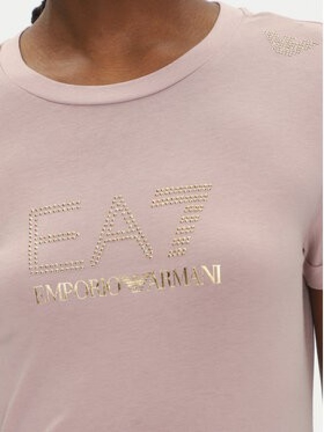 EA7 Emporio Armani Sukienka codzienna 7W000478 AF12500 U4079 Różowy Regular Fit