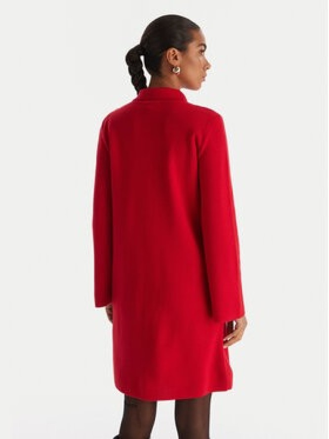 Luisa Spagnoli Sukienka dzianinowa Magilla 100109 Czerwony Regular Fit