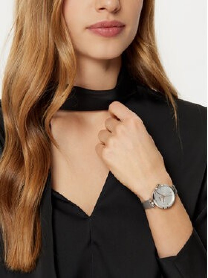 BOSS Zegarek Majesty 1502653 Srebrny