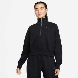 Bluza Kobieta Nike Phoenix HalfZip czarny