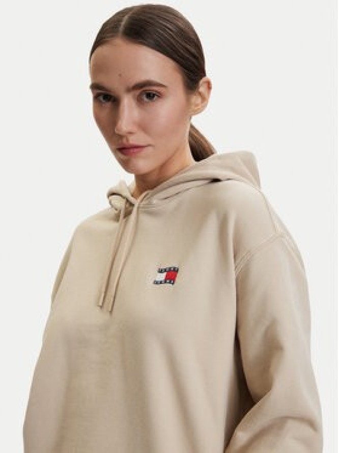 Tommy Jeans Bluza DW0DW22357 Beżowy jasny Regular Fit