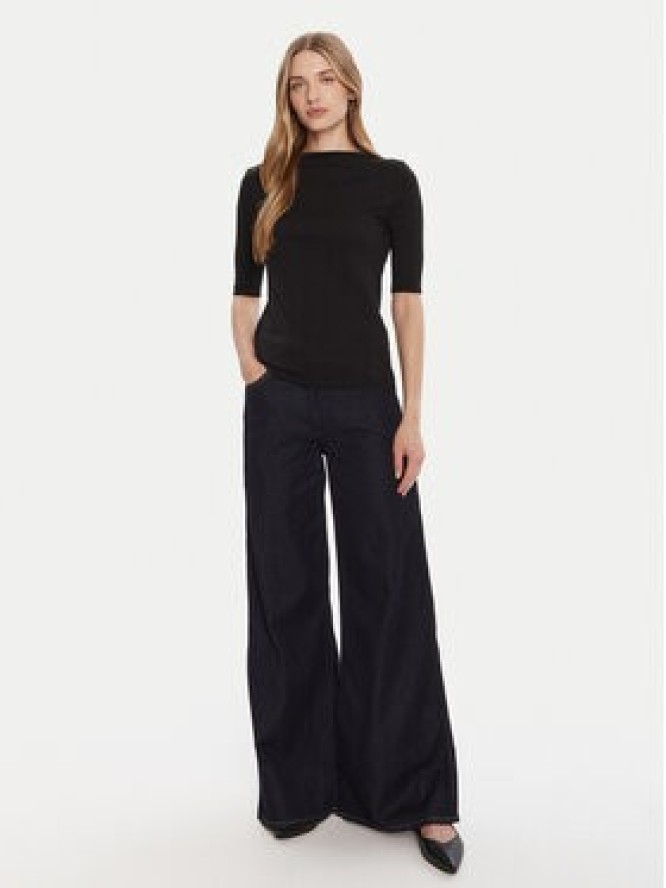 Calvin Klein Bluzka LV044C217G Czarny Slim Fit