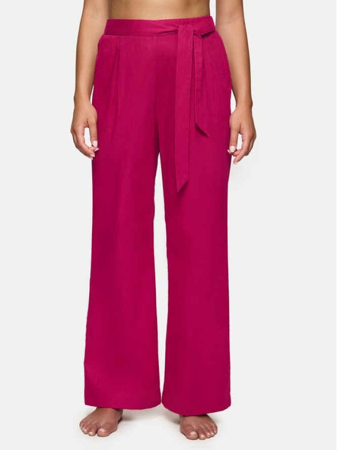 Triumph Spodnie materiałowe Summer 10222571 Różowy Relaxed Fit