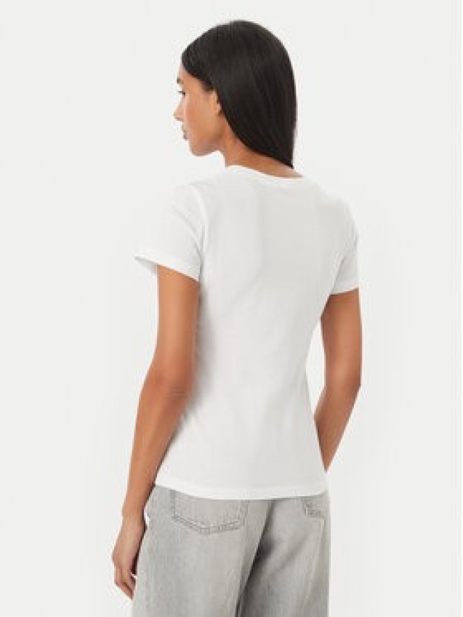 Calvin Klein Jeans T-Shirt J20J212883 Biały Slim Fit